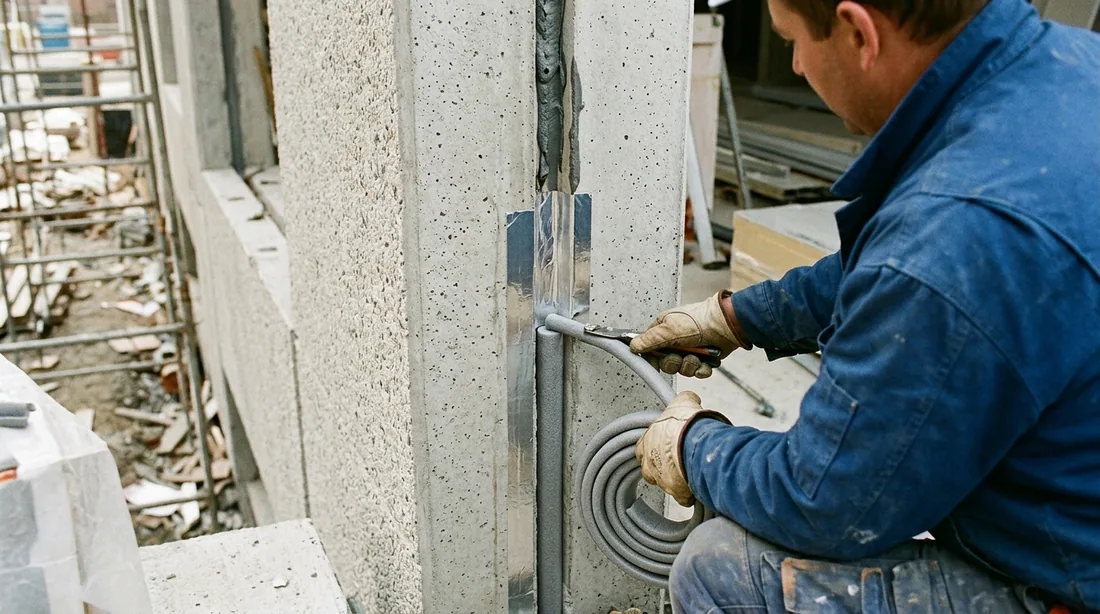 Closed-cell or open-cell rod installed to set joint depth and prevent the sealant bonding to the — Toledo, OH