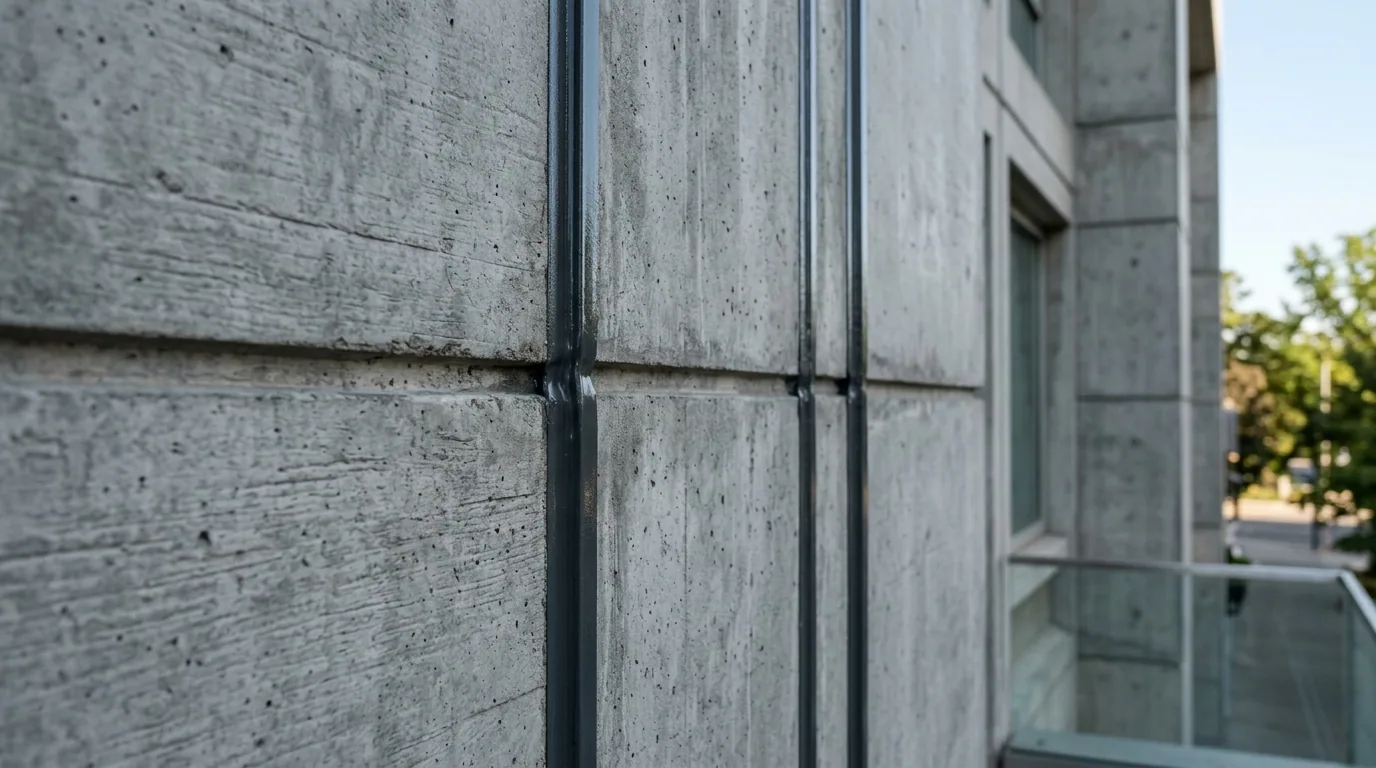 The finished result of professional commercial caulking: the completed work looking clean, correct — Toledo, OH